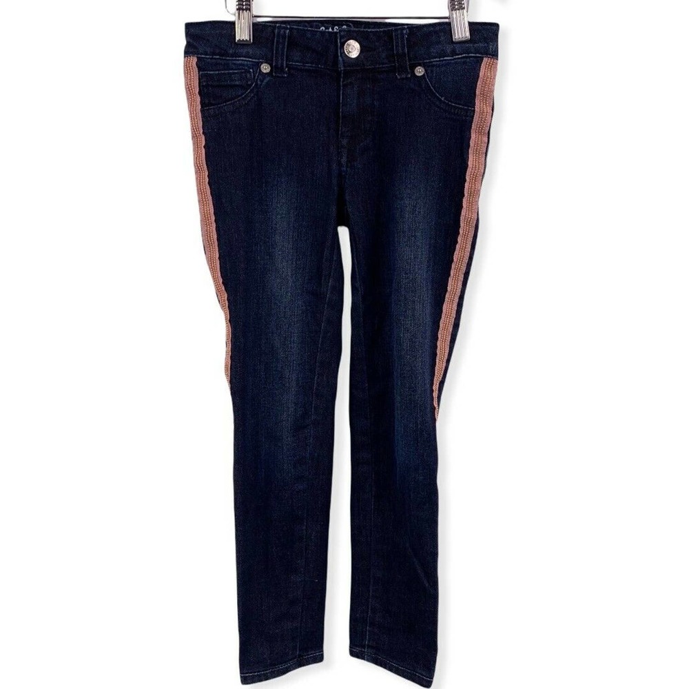 Cat &‎ Jack Super Skinny Side Stripe Jean Size 7